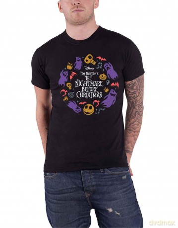 Nightmare Before Christmas - The: The Nightmare Before Christmas Unisex T-Shirt: Character Flight (Black) (Small)