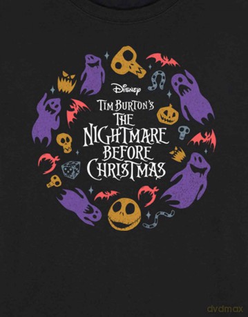 Nightmare Before Christmas - The: The Nightmare Before Christmas Unisex T-Shirt: Character Flight (Black) (XX-Large)