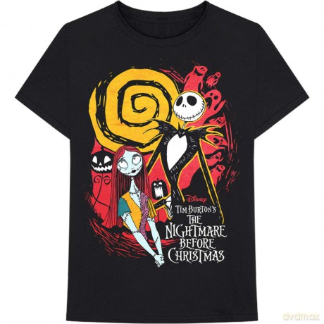 Nightmare Before Christmas - The: The Nightmare Before Christmas Unisex T-Shirt: Ghosts (Black) (Medium)