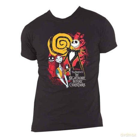 Nightmare Before Christmas - The: The Nightmare Before Christmas Unisex T-Shirt: Heart (Black) (Large)