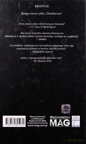 Brisingr Tom 1 - Christopher Paolini [KSIĄŻKA]