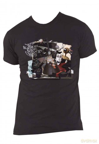 Nightmare Before Christmas - The: The Nightmare Before Christmas Unisex T-Shirt: Montage (Black) (Large)