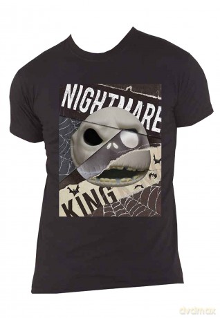 Nightmare Before Christmas - The: The Nightmare Before Christmas Unisex T-Shirt: Nightmare Skull (Black) (XX-Large)