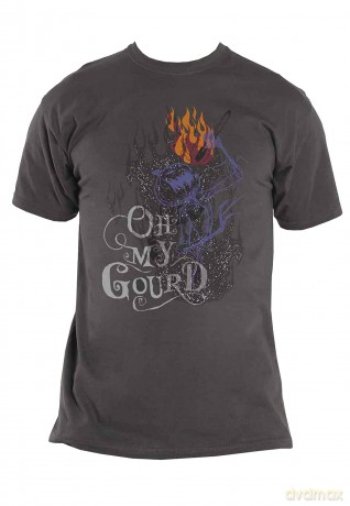 Nightmare Before Christmas - The: The Nightmare Before Christmas Unisex T-Shirt: Oh My Gourd (Charcoal Grey) (X-Large)