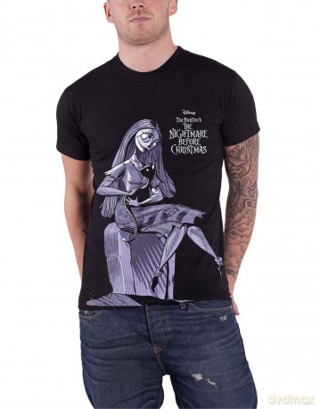 Nightmare Before Christmas - The: The Nightmare Before Christmas Unisex T-Shirt: Sally Jumbo (Black) (Medium)