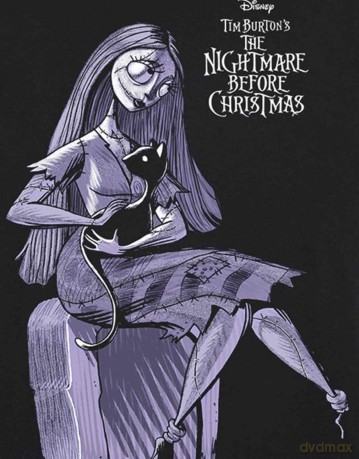 Nightmare Before Christmas - The: The Nightmare Before Christmas Unisex T-Shirt: Sally Jumbo (Black) (Medium)