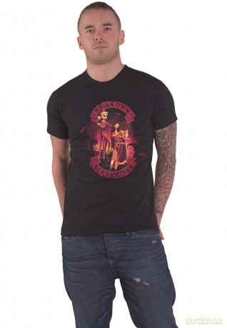 Nightmare Before Christmas - The: The Nightmare Before Christmas Unisex T-Shirt: Season's Screamings (Black) (X-Large)