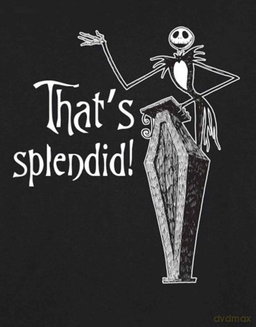 Nightmare Before Christmas - The: The Nightmare Before Christmas Unisex T-Shirt: Splendid (Black) (XX-Large)