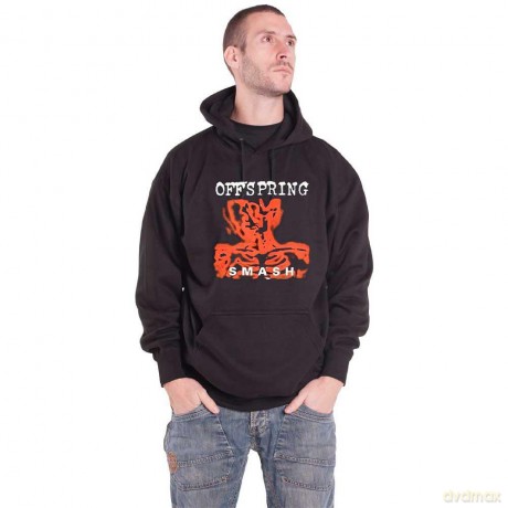 Offspring - The: The Offspring Unisex Pullover Hoodie: Smash (Black) (Large)