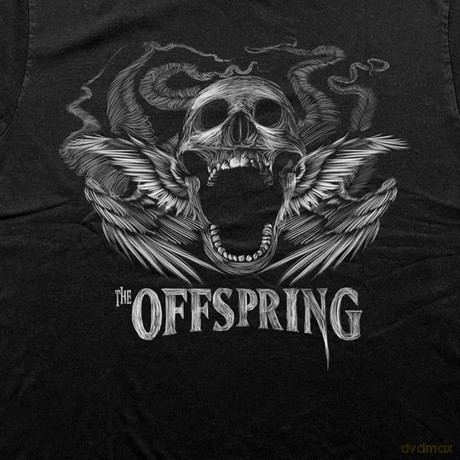 Offspring - The: The Offspring Unisex T-Shirt: Feathered Winged Skull (Black) (X-Large)