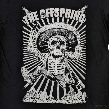Offspring - The: The Offspring Unisex T-Shirt: Jumping Skeleton (Black) (Small)