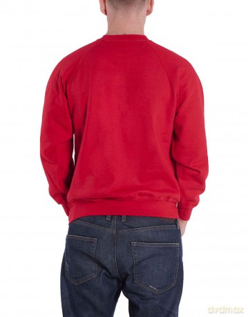 Pogues - The: The Pogues Unisex Sweatshirt: Bells Were Ringing Out (Red) (Medium)
