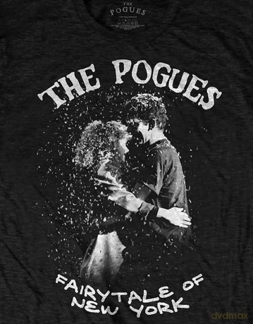 Pogues - The: The Pogues Unisex T-Shirt: Fairy-tale Of New York (Black) (Medium)