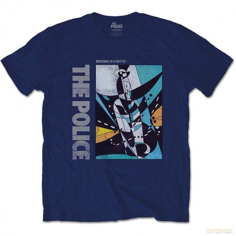 The Police: Men's Tee: Message in a Bottle (Small)