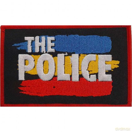 Police - The: The Police Standard Patch: 3 Stripes Logo