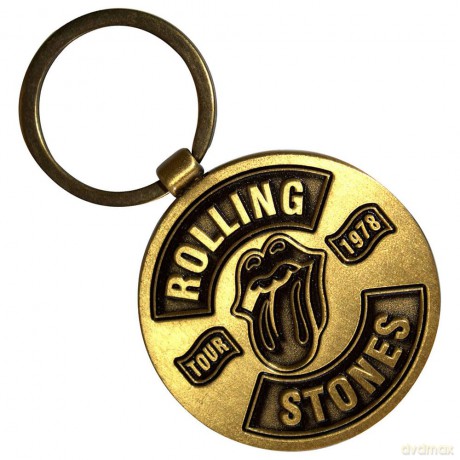Rolling Stones - The: The Rolling Stones Keychain: Classic Tongue/Tour '78 Double-Sided (Double Sided)