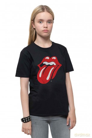 Rolling Stones - The: The Rolling Stones Kid's Tee: Classic Tongue (Boy's Fit/Retail Pack) (11 - 12 Years)