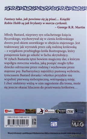 Uczeń Skrytobójcy - Robin Hobb [KSIĄŻKA]
