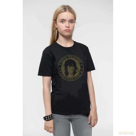 Rolling Stones - The: The Rolling Stones Kid's Tee: Keith for President (Boy's Fit/Retail Pack) (5 - 6 Years)