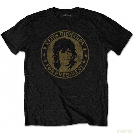 Rolling Stones - The: The Rolling Stones Kid's Tee: Keith for President (Boy's Fit/Retail Pack) (9 - 10 Years)