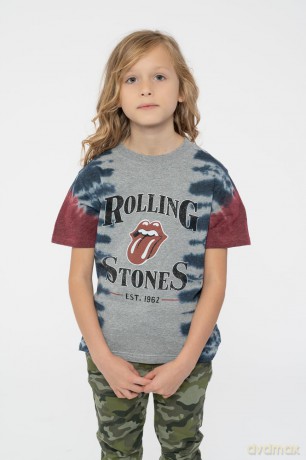 Rolling Stones - The: The Rolling Stones Kids T-Shirt: Satisfaction (Grey) (Wash Collection) (1-2 Years)