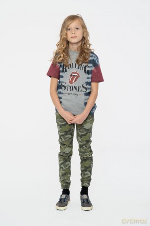 Rolling Stones - The: The Rolling Stones Kids T-Shirt: Satisfaction (Grey) (Wash Collection) (1-2 Years)