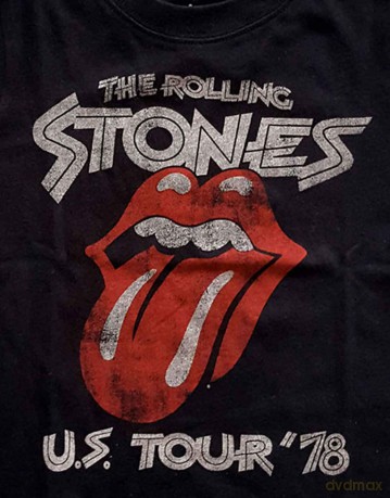 Rolling Stones - The: The Rolling Stones Kids Toddler T-Shirt: US Tour '78 (Black) (5 Years)
