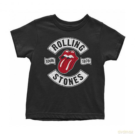 Rolling Stones - The: The Rolling Stones Kids Toddler T-Shirt: US Tour 1978 (Black) (18 Months)