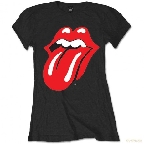 Rolling Stones - The: The Rolling Stones Ladies Retail Pack T-Shirt: Classic Tongue (Black) (XX-Large)