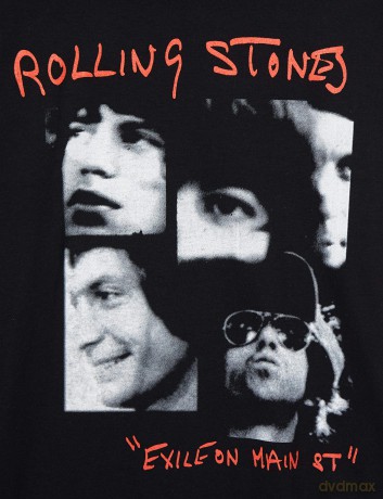 Rolling Stones - The: The Rolling Stones Ladies T-Shirt: Photo Exile (Black) (XX-Large)