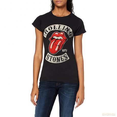 Rolling Stones - The: The Rolling Stones Ladies T-Shirt: Tour 1978 (Black) (X-Small)
