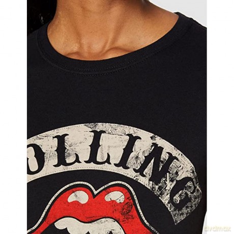 Rolling Stones - The: The Rolling Stones Ladies T-Shirt: Tour 1978 (Black) (X-Small)