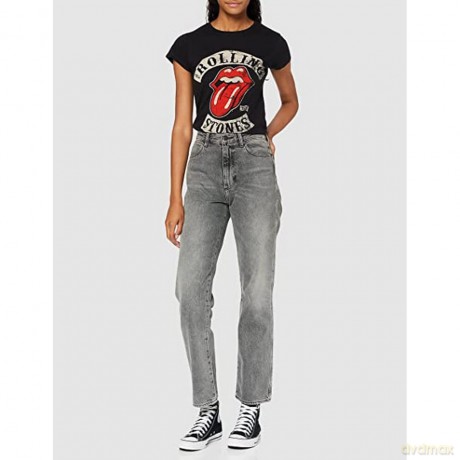 Rolling Stones - The: The Rolling Stones Ladies T-Shirt: Tour 1978 (Black) (X-Small)