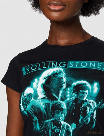 Rolling Stones: The Ladies Tee: Band Glow (Medium)