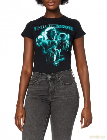 Rolling Stones: The Ladies Tee: Band Glow (Small)