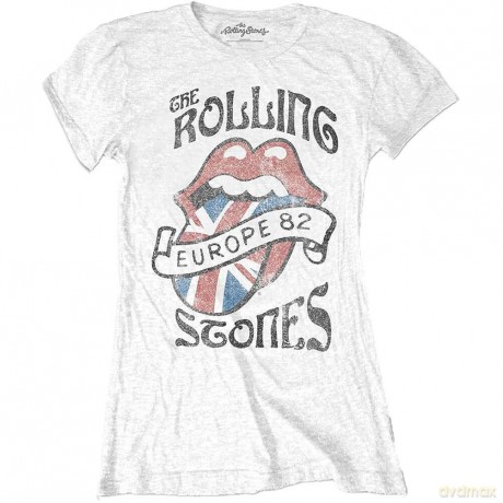 Rolling Stones: The Ladies Tee: Europe 82 (Large)