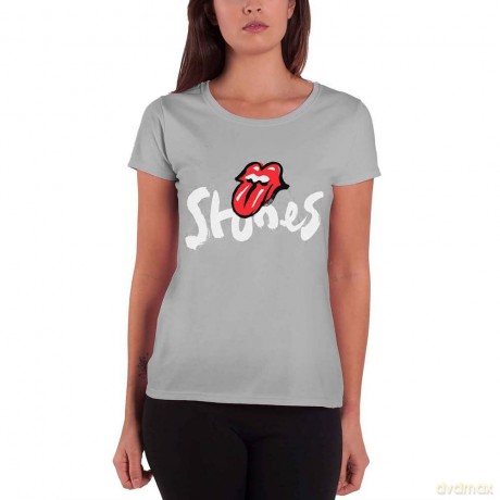 Rolling Stones - The: The Rolling Stones Ladies Tee: No Filter Brush Strokes (Small)
