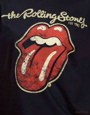 Rolling Stones - The: The Rolling Stones Ladies Tee: Plastered Tongue (XX-Large)