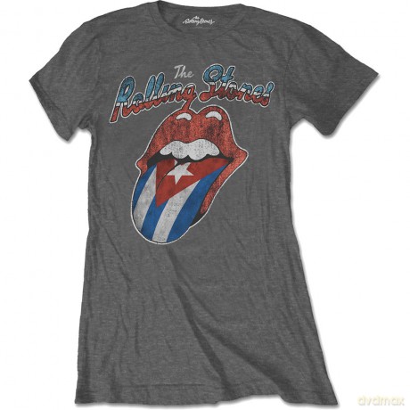 Rolling Stones: The Ladies Tee: Rocks Off Cuba (Small)