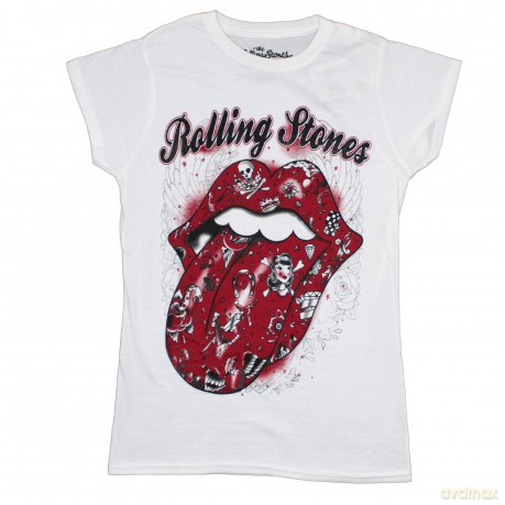 Rolling Stones: The Ladies Tee: Tattoo Flash (Medium)