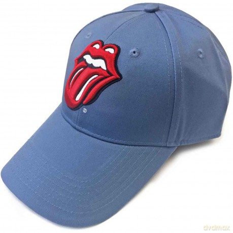 Rolling Stones - The: The Rolling Stones Men's Baseball Cap: Classic Tongue (Denim Blue)