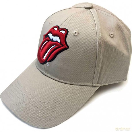 Rolling Stones - The: The Rolling Stones Men's Baseball Cap: Classic Tongue (Sand)