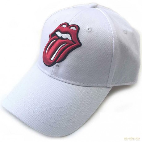 Rolling Stones - The: The Rolling Stones Men's Baseball Cap: Classic Tongue (White)