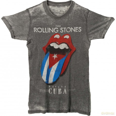 Rolling Stones: The Men's Fashion Tee: Havana Cuba (Burn Out) (X-large)