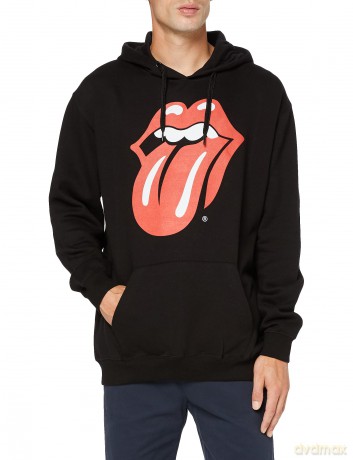 Rolling Stones - The: The Rolling Stones Men's Pullover Hoodie: Classic Tongue (Small)