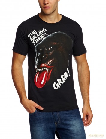 Rolling Stones: The Men's Tee: Grrr Black Gorilla (Medium)