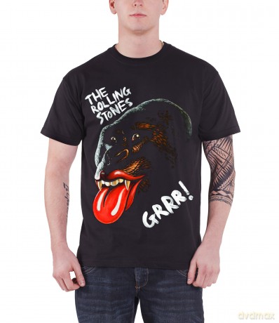 Rolling Stones: The Men's Tee: Grrr Black Gorilla (X-Large)