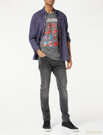Rolling Stones - The: The Rolling Stones Men's Tee: No Filter Evolution (Large)
