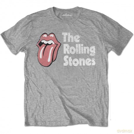 Rolling Stones - The: The Rolling Stones Men's Tee: Scratched Logo (Medium)