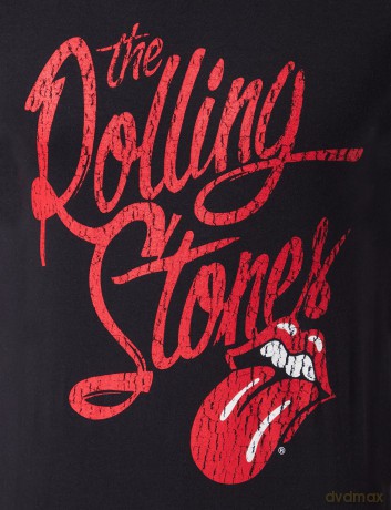 Rolling Stones - The: The Rolling Stones Men's Tee: Script Logo (Soft-Hand Inks) (Medium)